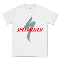 White Specialized Bikes Bicycle Classic Tee - linhVisuals