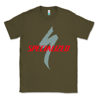 Army Green Specialized Bikes Bicycle Classic Tee - linhVisuals