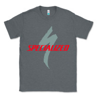 Charcoal Heather Specialized Bikes Bicycle Classic Tee - linhVisuals