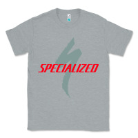 Heather Grey Specialized Bikes Bicycle Classic Tee - linhVisuals
