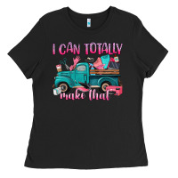 Black i can totally make that Ladies Tee - Artiststas