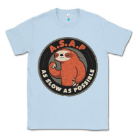 Dusty Blue as slow as possible Classic Tee - linhVisuals