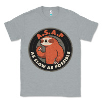 Heather Grey as slow as possible Classic Tee - linhVisuals