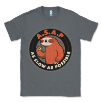 Charcoal Heather as slow as possible Classic Tee - linhVisuals