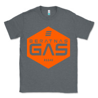 Charcoal Heather beratnas gas Classic Tee - linhVisuals