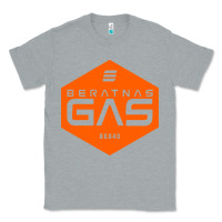 Heather Grey beratnas gas Classic Tee - linhVisuals