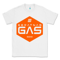 White beratnas gas Classic Tee - linhVisuals