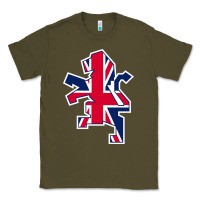 Army Green great britain national Classic Tee - linhVisuals