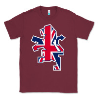 Burgundy great britain national Classic Tee - linhVisuals