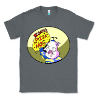 Charcoal Heather bloaty pizza hog Classic Tee - linhVisuals