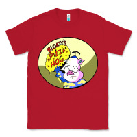 Red bloaty pizza hog Classic Tee - linhVisuals