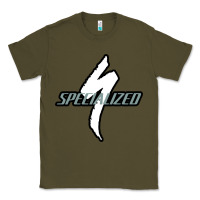 Army Green Specialized Bikes Bicycle Classic Tee - linhVisuals