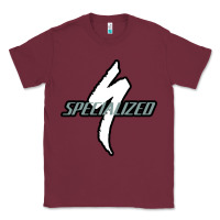 Burgundy Specialized Bikes Bicycle Classic Tee - linhVisuals