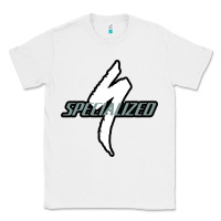 White Specialized Bikes Bicycle Classic Tee - linhVisuals