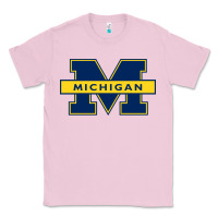 Bubblegum Pink michigan Classic Tee - linhVisuals