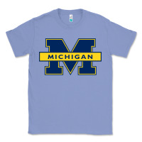 Colony Blue michigan Classic Tee - linhVisuals