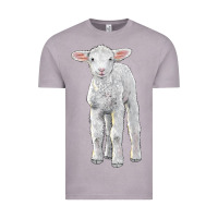 Vintage Zinc merino wool baby sheep Vintage Tee - LillyAllenDesigns