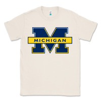 Natural michigan Classic Tee - linhVisuals