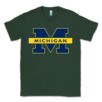 Sports Green michigan Classic Tee - linhVisuals