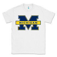 White michigan Classic Tee - linhVisuals