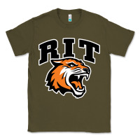 Army Green tiger Classic Tee - linhVisuals