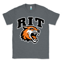 Charcoal Heather tiger Classic Tee - linhVisuals