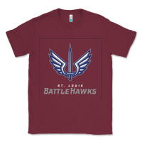 Burgundy suitable-st-battlehawks-worn Classic Tee - linhVisuals