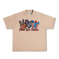 Burro peace love freedom Urban Heavy Tee - RacoonDesign