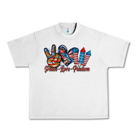 Lunar Rock peace love freedom Urban Heavy Tee - RacoonDesign