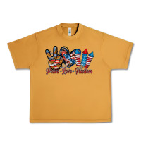 Peanut Butter peace love freedom Urban Heavy Tee - RacoonDesign