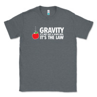 Charcoal Heather gravity, it's not just a good idea Classic Tee - linhVisuals