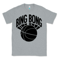 Heather Grey black bing bong Classic Tee - linhVisuals