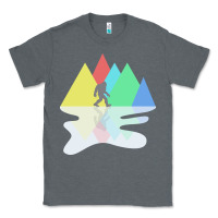 Charcoal Heather bigfoot t  shirt bigfoot   bigfoot 8 Classic Tee - linhVisuals