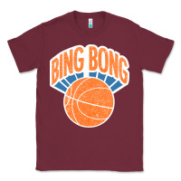 Burgundy Bing Bong Vintage Classic Tee - linhVisuals