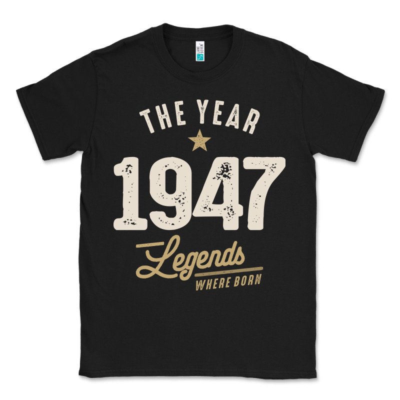 The Year 1947 - 75th Birthday Vintage Classic Classic Tee by linhVisuals | Teevron