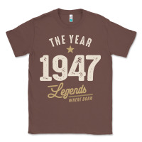 Chestnut The Year 1947 - 75th Birthday Vintage Classic Classic Tee - linhVisuals