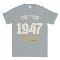 Heather Grey The Year 1947 - 75th Birthday Vintage Classic Classic Tee - linhVisuals
