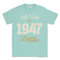 Seafoam The Year 1947 - 75th Birthday Vintage Classic Classic Tee - linhVisuals