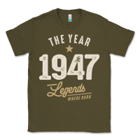 Army Green The Year 1947 - 75th Birthday Vintage Classic Classic Tee - linhVisuals