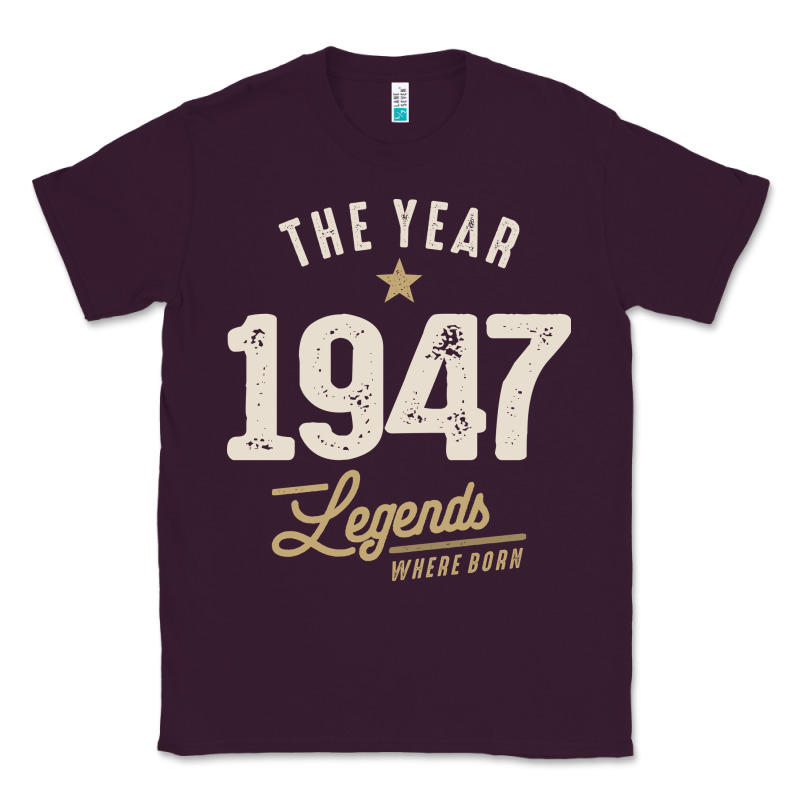 The Year 1947 - 75th Birthday Vintage Classic Classic Tee by linhVisuals | Teevron
