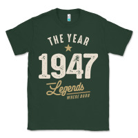 Sports Green The Year 1947 - 75th Birthday Vintage Classic Classic Tee - linhVisuals