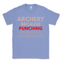 Colony Blue archery because punching people is frowned upon Classic Tee - linhVisuals