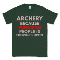 Sports Green archery because punching people is frowned upon Classic Tee - linhVisuals