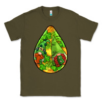 Army Green st.patrick's teardrop earrings Classic Tee - FaDigitalArtStudio