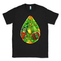 Black st.patrick's teardrop earrings Classic Tee - FaDigitalArtStudio