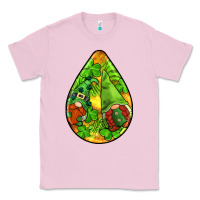 Bubblegum Pink st.patrick's teardrop earrings Classic Tee - FaDigitalArtStudio