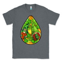 Charcoal Heather st.patrick's teardrop earrings Classic Tee - FaDigitalArtStudio