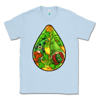 Dusty Blue st.patrick's teardrop earrings Classic Tee - FaDigitalArtStudio