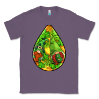Lavender st.patrick's teardrop earrings Classic Tee - FaDigitalArtStudio