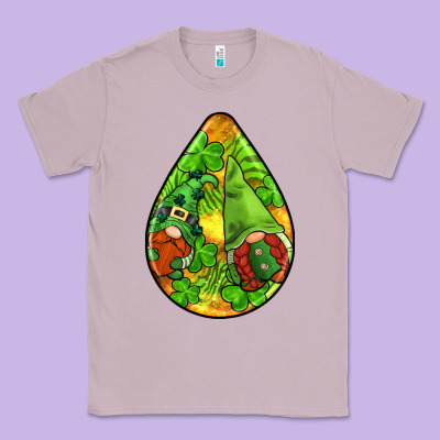 St.patrick's Teardrop Earrings Classic Tee Designed By Fadigitalartstudio